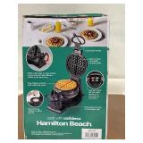 Hamilton Beach Double Belgian Waffle Maker in Box