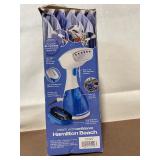Hamilton Beach Handheld Garment Steamer 1000 Watt Blue