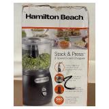 Hamilton Beach Stack & Press 2 Speed Food Chopper 350W Model 72890F
