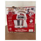 Hamilton Beach Classic Stand Mixer with Stainless Steel Bowl