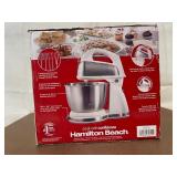 Hamilton Beach Classic Stand Mixer with Stainless Steel Bowl