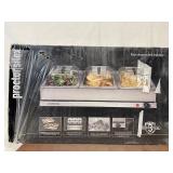 Proctor Silex 3-Section Buffet Server with Lids 34300RG