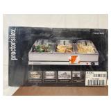 Proctor Silex 3-Section Buffet Server with Lids 34300RG