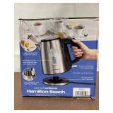 Hamilton Beach 1.2 Liter Stainless Steel Electric Kettle 1500W