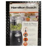 Hamilton Beach Stack & Press 2 Speed Food Chopper 72890F