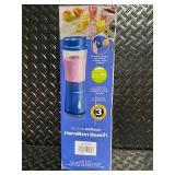 Hamilton Beach Personal Blender with Travel Lid, Blue