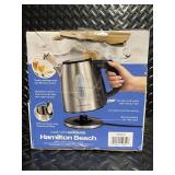 Hamilton Beach 1.2L Stainless Steel Electric Kettle 1500W Auto Shutoff