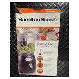 Hamilton Beach Stack & Press 2-Speed Food Chopper 350W