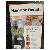Hamilton Beach Stack & Press 3-Cup Food Chopper 350W