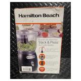 Hamilton Beach Stack & Press 350 Watt Food Chopper