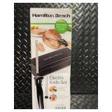 Hamilton Beach Electric Knife Set with Storage Case