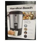 Hamilton Beach 45 Cup Fast Brew Coffee Urn Percolator