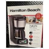 Hamilton Beach FrontFill Mini Brew 5 Cup Programmable Coffee Maker