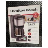 Hamilton Beach FrontFill Mini Brew 5-Cup Programmable Coffee Maker