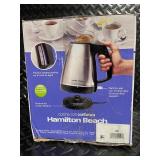 Hamilton Beach Electric Kettle 1 Liter Capacity Stainless Steel