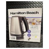 Hamilton Beach Electric Kettle 1 Liter Capacity Stainless Steel
