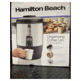 Hamilton Beach Dispensing Coffee Urn 40 Cup Capacity