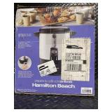 Hamilton Beach Dispensing Coffee Urn 40 Cup Capacity