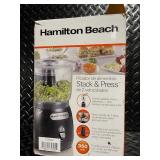 Hamilton Beach Stack & Press 2 Speed Food Chopper, 3 Cup, 350 Watt