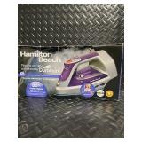 Hamilton Beach Durathon Nonstick Soleplate Iron with Retractable Cord