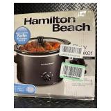 Hamilton Beach 3 Quart Slow Cooker with Glass Lid and Stoneware Insert