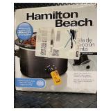 Hamilton Beach 3 Quart Slow Cooker with Glass Lid and Stoneware Insert
