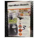 Hamilton Beach Stack & Press 2-Speed Food Chopper, 350 Watts