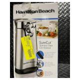 Hamilton Beach SureCut Stainless Steel Can Opener with OpenMate Multi-Tool