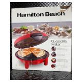 Hamilton Beach Quesadilla Maker Model 25409 in Box