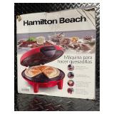 Hamilton Beach Quesadilla Maker Model 25409 in Box