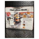 Hamilton Beach Dual Breakfast Sandwich Maker in Damaged Box