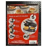 Hamilton Beach Dual Breakfast Sandwich Maker in Damaged Box