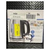 Hamilton Beach Stainless Steel Electric Kettle, 1.2 Liter, 1500W