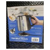 Hamilton Beach Stainless Steel Electric Kettle, 1.2 Liter, 1500W