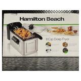 Hamilton Beach 8 Cup Deep Fryer with Basket and Lid