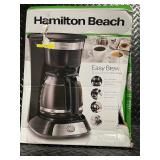Hamilton Beach Easy Brew 12 Cup Coffee Maker in Damaged Box