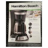 Hamilton Beach Easy Brew 12 Cup Coffee Maker in Damaged Box