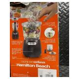 Hamilton Beach Stack & Press 2 Speed Food Chopper, 350W, 3 Cup Bowl