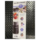 Hamilton Beach Personal Blender with Travel Lid 14oz Sealed Jar