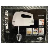 Proctor Silex 5 Speed Hand Mixer Model 62515G