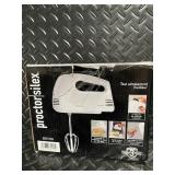 Proctor Silex 5 Speed Hand Mixer Model 62515G