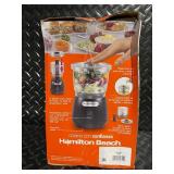Hamilton Beach Stack & Press 2-Speed Food Chopper, 350W, 3-Cup Bowl.
