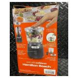 Hamilton Beach Stack & Press 2-Speed Food Chopper, 350W, 3-Cup Bowl.