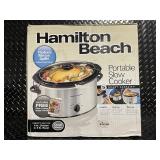 Hamilton Beach 5 Quart Portable Slow Cooker with Lid Latch