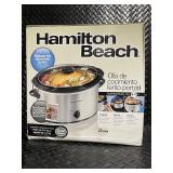 Hamilton Beach 5 Quart Portable Slow Cooker with Lid Latch