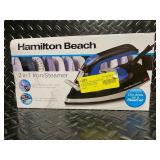 Hamilton Beach 2-in-1 Iron and Garment Steamer in Box