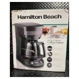 Hamilton Beach Black Stainless 12-Cup Coffee Maker
