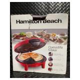 Hamilton Beach Quesadilla Maker in Box