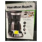 Hamilton Beach Easy Brew 12 Cup Coffee Maker in Box
