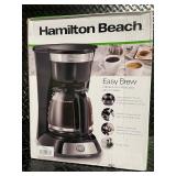 Hamilton Beach Easy Brew 12 Cup Coffee Maker in Box